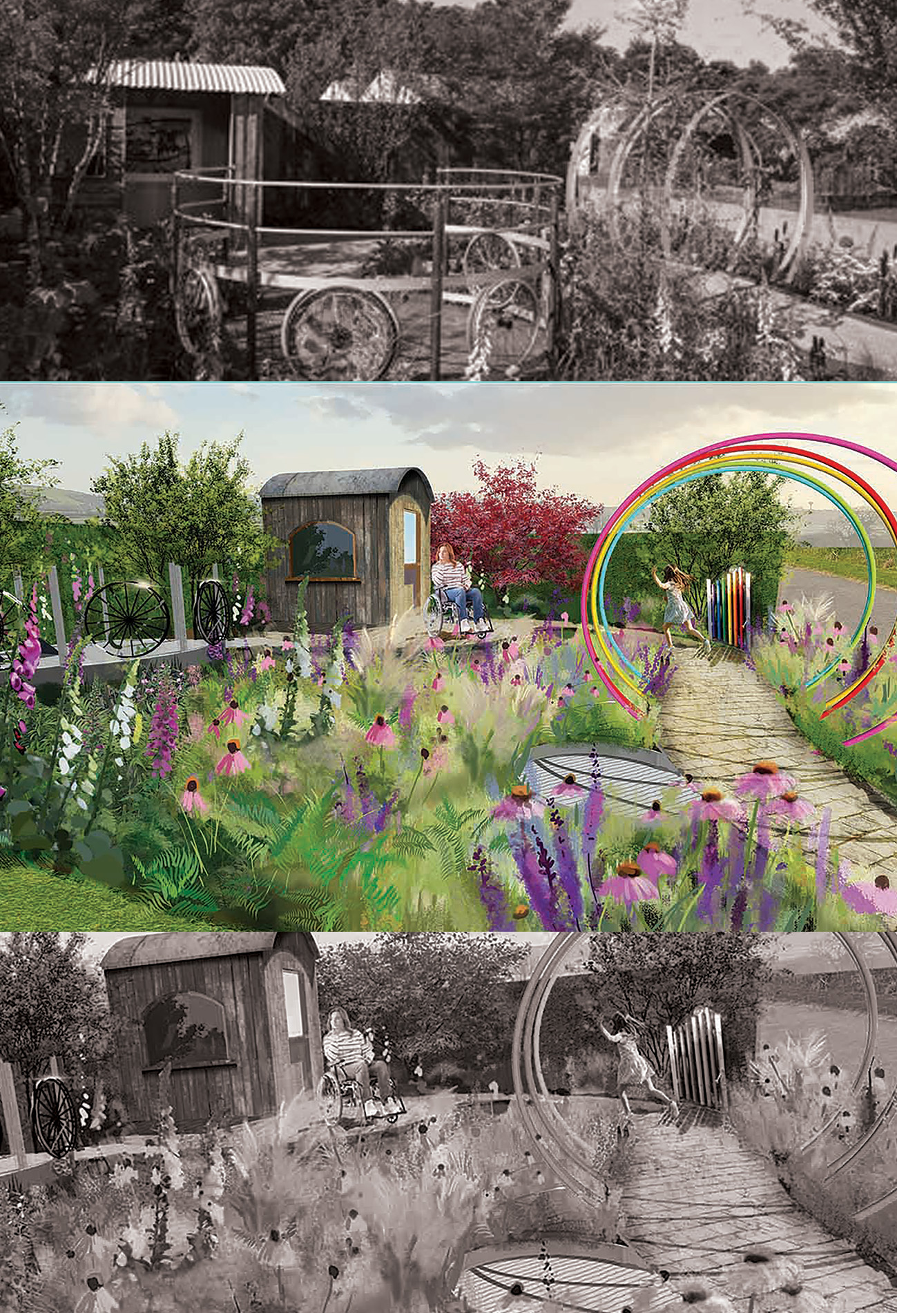 Landscape architecture design process by Designstreet